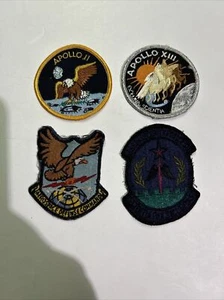 NASA AEROSPACE DEFENSE COMMAND ORIGINAL UNITED STATES APOLLO PATCHES COLOR VTG - Picture 1 of 3
