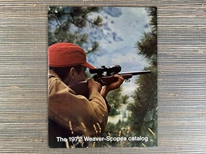 Vintage 1972 Weaver Scopes Catalog Gun Rifle Accessories - Picture 1 of 3