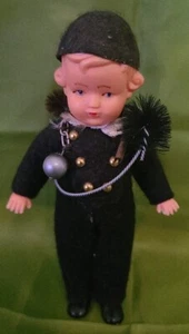 VINTAGE CHIMNEYSWEEP TOY DOLL 5 1/2 Inches Tall - Picture 1 of 7