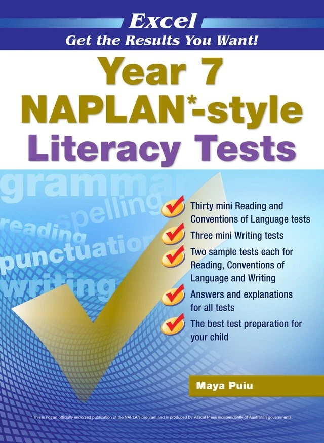 Excel Year 7 Naplan - Style Literacy Tests - New Edition - image 1 of 1