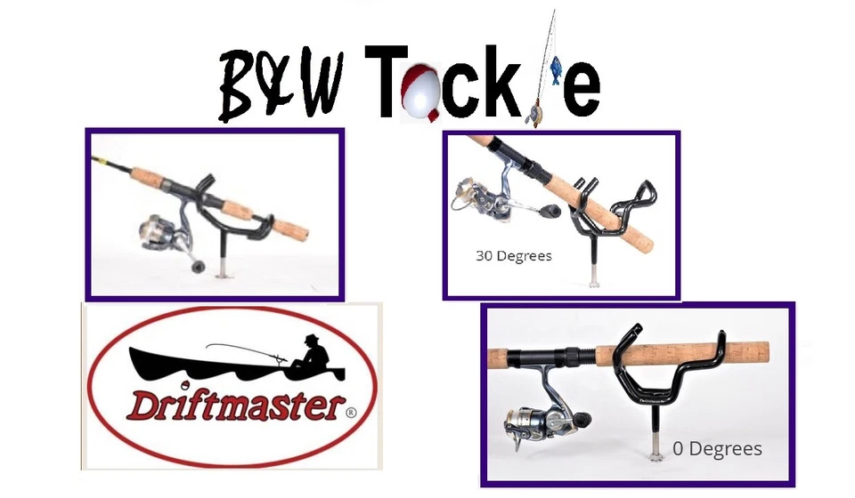 Driftmaster Li'l Pro Duo /Flatliner Rod Holder ~ Choose from 3 types ~ 3/8" stem - Image 1 of 1