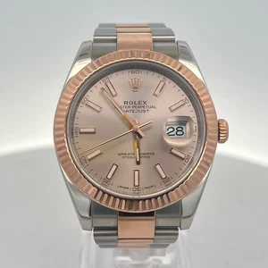 Rolex Datejust 41mm 126331 Two-Tone Oyster Sundust Dial - Picture 1 of 7