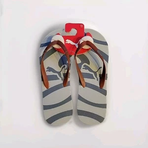 Puma Damen Flip Flops 10 Sandalen grau Strand - Bild 1 von 7