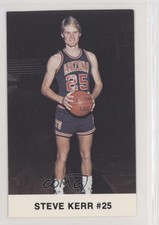 1985-86 Arizona Wildcats Police Steve Kerr #25