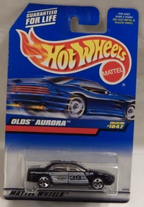 Olds Aurora Police Tampo Hot Wheels 1999-1047 Mainline Retired 2007 - Picture 1 of 10