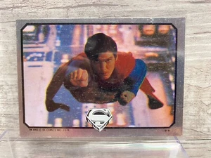 1978 DC Comics Superman Foil Sticker  Card (A) - Picture 1 of 2