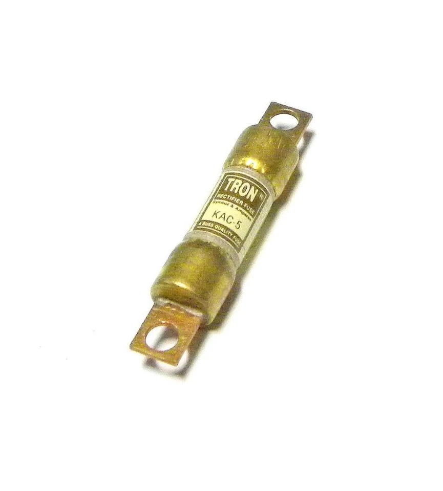 NUEVO FUSIBLE RECTIFICADOR TRON BUSSMAN KAC 5 5 AMP 600 VAC Foto 1 de 1