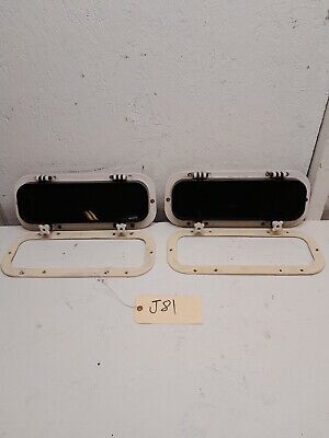 Pair Of Beckson Boat Window Ports With Screens Used • 100$
