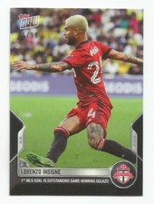2022 Topps Now MLS LORENZO INSIGNE 1st Goal Black Parallel 45/99 TORONTO FC