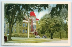 Cartolina Canada Sarnia General Hospital Vintage Vista J3 - Foto 1 di 2