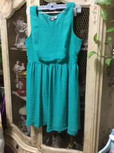 Vestido Forever 21 verde talla grande - Imagen 1 de 6