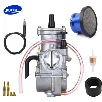 For Kehin 28mm PWK Yamaha YZ80 YZ85 DT 100 125 175 Carburetor/Cable Air Filter  - Image 1 of 4