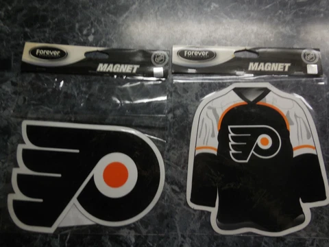 2 philadelphia flyers magnets/by forever collectibles Cover