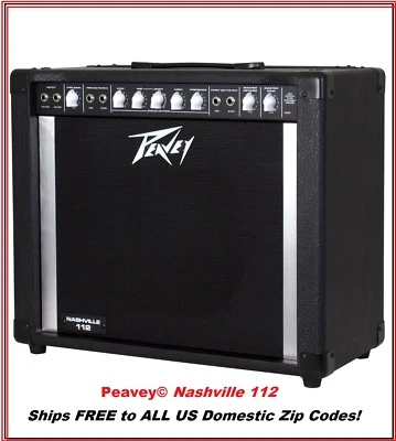 PEAVEY Nashville 112 80W 1x12" Steel Guitar Amp Ships to Domestic US Zip Codes - Image 1 of 4