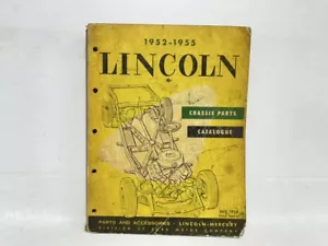 1952-1955 Lincoln OEM Chassis Parts Catalog 1953 1954 Cosmopolitan Capri - Bild 1 von 6