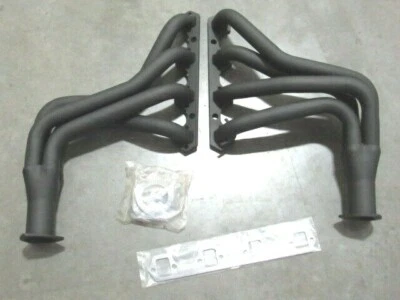 Ford 289-302W F100/F150 1969-1979 cabezal de tubo largo negro H61152BK Foto 1 de 4