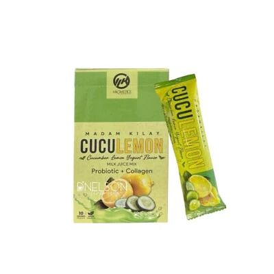 Madam Kilay Cuculemon 酸奶益生菌 + 胶原牛奶汁混合 (10 袋) — 第 1/2 张图片