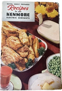 1948 Kenmore Electric Servants Recipe Cookbook Sears Roebuck Co  Vtg Jean Shaw - Picture 1 of 6