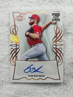 2021 Leaf Trinity Sam Bachman Auto Los Angeles Angels #BA-SB3 - Image 1 of 2