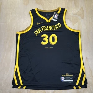 NEW DEFECT XXL Stephen Curry Golden State Warriors Nike Swingman Jersey City - Picture 1 of 14