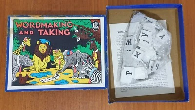 Word Making And Word Taking Spelling Game from Gibson Games. Early 1970s - Image 1 of 4