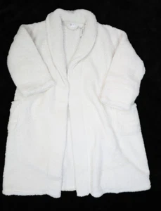 Ulta Beauty Cream Plush Sherpa Belted Bath Spa Robe Faux Fur Womens 1X 2X - Picture 1 of 13