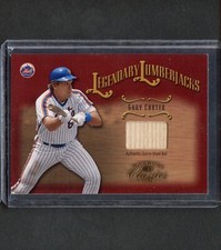 Gary Carter 2002 Donruss Classics LEGENDARY LUMBERJACKS Game Used Bat /500 Mets