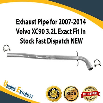 Exhaust Pipe for 2007-2014 Volvo XC90 3.2L Exact Fit In Stock Fast Dispatch NEW - Image 1 of 4