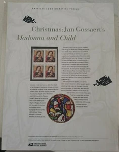 JAN GOSSAERT'S MADONNA & KIND 2003 Gedenktafel & erster Ausgabetag  - Bild 1 von 3
