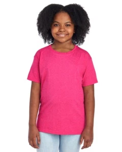 Fruit Of The Loom 3931B Youth Short Sleeve HD Cotton New Arrival T-Shirt - Picture 1 of 40