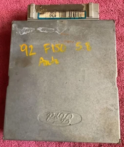 92 FORD F150 5.8 MODULE ECM PCM ECU AUTO E8AF14A624AA - Picture 1 of 3