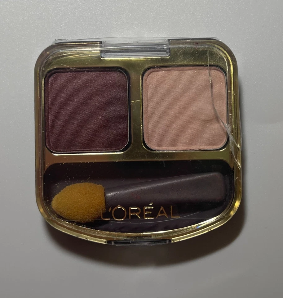 NEW L'OREAL Soft Effects Eyecolor Duo - Plumb Brulee/Rose Pourpre - Image 1 of 1