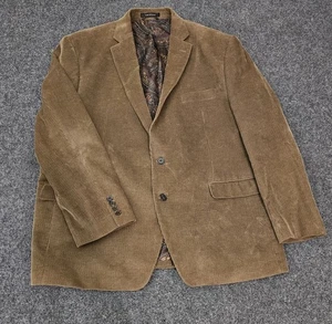 Blazer Lauren Ralph Lauren Para Hombre 48R Marrón Claro Tostado Pana Cachemira Forrado - Imagen 1 de 10