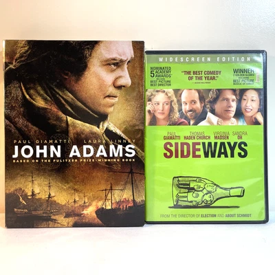 JOHN ADAMS / SIDEWAYS (DVD) Paul Giamatti - Biography History Comedy Drama - Image 1 of 4