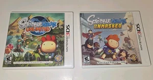 Scribblenauts Dc Comics Unmasked & Scribblenauts Unlimited CIB Nintendo 3ds - Bild 1 von 3