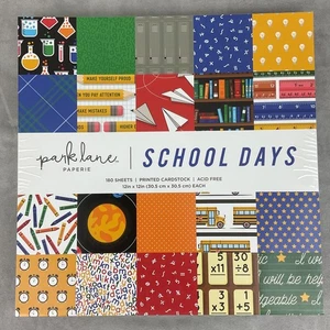 Park Lane 180 sheet crafting paper pad School Days themed - Picture 1 of 23
