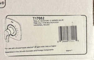 Delta T17052 Tesla Monitor 17 Series Valve Only Trim in Chrome Universal Rough - Picture 1 of 4