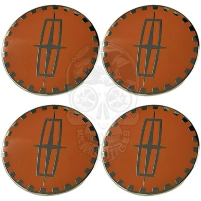 Rueda de alambre Lowrider Lincoln naranja y dorado rueda de alambre de metal astilla 2,25 Foto 1 de 4