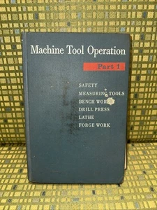 Werkzeugmaschinenbedienung Teil 1 von Axelrod Burghard McGraw Hill 1959 Hardcover - Bild 1 von 19