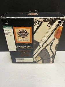 Cubiertas deslizantes de horquilla cromadas Harley-Davidson 45963-97 FL FLHT FLHR FLSTC FLSTF  - Imagen 1 de 4