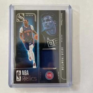 2024-25 Panini Silhouette - NBA Relics Ausar Thompson Game Worn Jersey - Bild 1 von 2