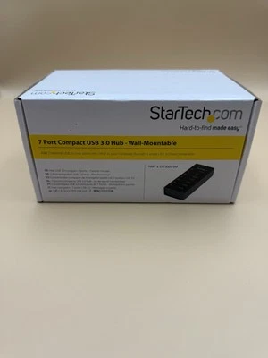 Startech ST7300U3M 7-port USB 3.0 Hub Desktop/Wall-mountable - Image 1 of 2