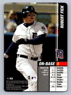 2003 MLB Showdown Robert Fick #119 - Image 1 of 2