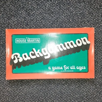 House of Martin Backgammon Board Game Vintage Only One Dice - Image 1 of 4