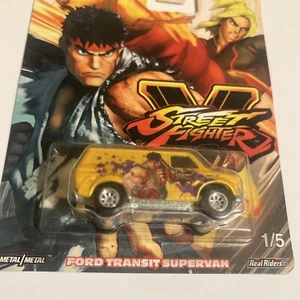 New Sealed Hot Wheels Street Fighter Transit Van 2018 - Picture 1 of 4