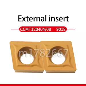 CCMT120404 08 ZM9018 CCMT431 432 Hartmetall-Dreheinsätze für Stahl für SCLCR/L - Bild 1 von 7