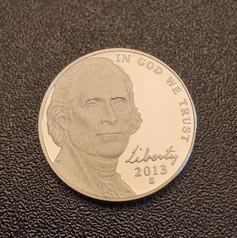 2013 S PROOF JEFFERSON NICKEL  - From Proof Set - FREE SHIPPING Cover