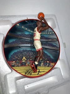 1997 Upper Deck Michael Jordan Legend For All Time Rim Rocker Collector Plate - Picture 1 of 3