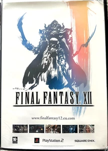 Final Fantasy XII RARE PS2 42cm x 59cm Promotional Poster #2 - Picture 1 of 1