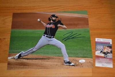Foto autografiada por Ian Anderson de los Bravos de Atlanta 11x14 MLB con certificado de autenticidad de la JSA  Foto 1 de 4